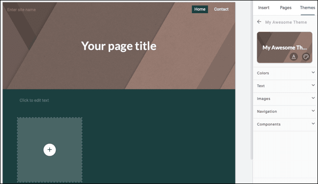 CreatedTheme-GoogleSitesCustomTheme كيفية تصميم قالب مخصص على Google Sites