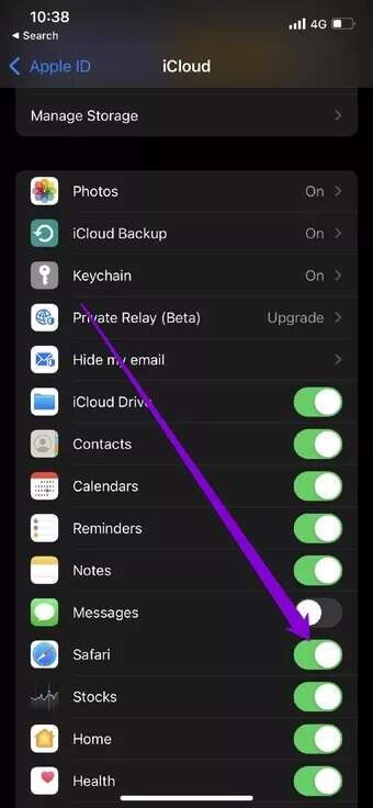 Disable-Sync-for-Safari_7c4a12eb7455b3a1ce1ef1cadcf29289-340x736 أفضل 7 طرق لإصلاح تعطل Safari على iPhone
