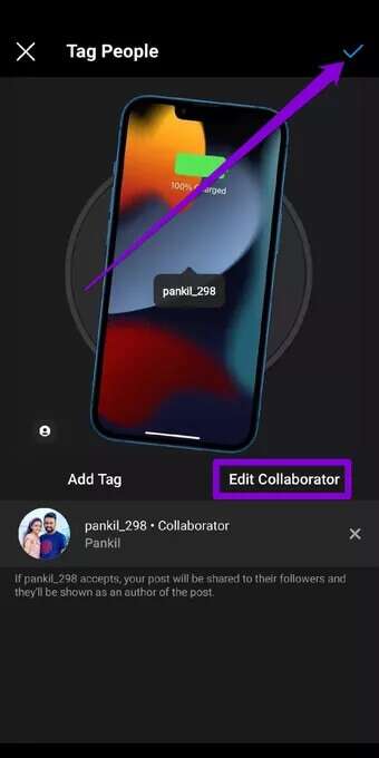 Edit-Collaborator_7c4a12eb7455b3a1ce1ef1cadcf29289-340x680 استخدام ميزة Collab (التعاون) في Instagram