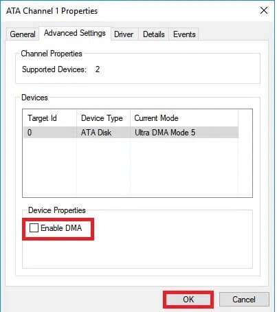 Enable-DMA-IDE-ATAPI-controllers-properties-403x454 إصلاح خطأ في جهاز الإدخال / الإخراج في Windows 10