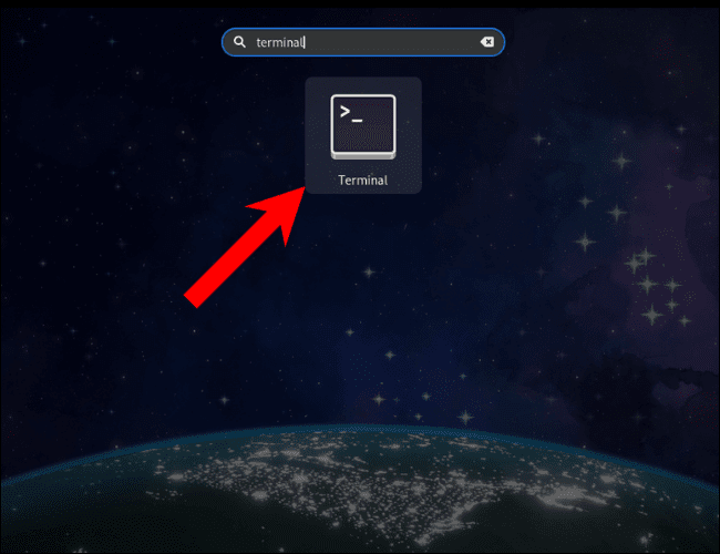 Fedora-open-terminal كيفية تحديث Fedora Linux