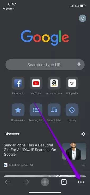Google-Chrome-Home-Screen-for-iPhone_7c4a12eb7455b3a1ce1ef1cadcf29289-340x737 كيفية تشغيل وضع الحماية المحسّنة في Google Chrome