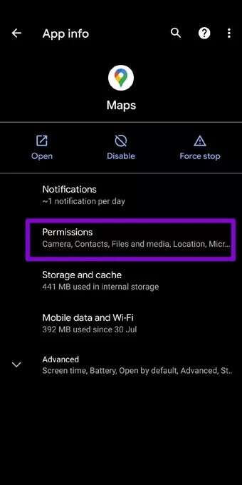 Google-Maps-Permissions_7c4a12eb7455b3a1ce1ef1cadcf29289-340x680 أفضل 8 طرق لإصلاح تعطل خرائط Google Maps على Android