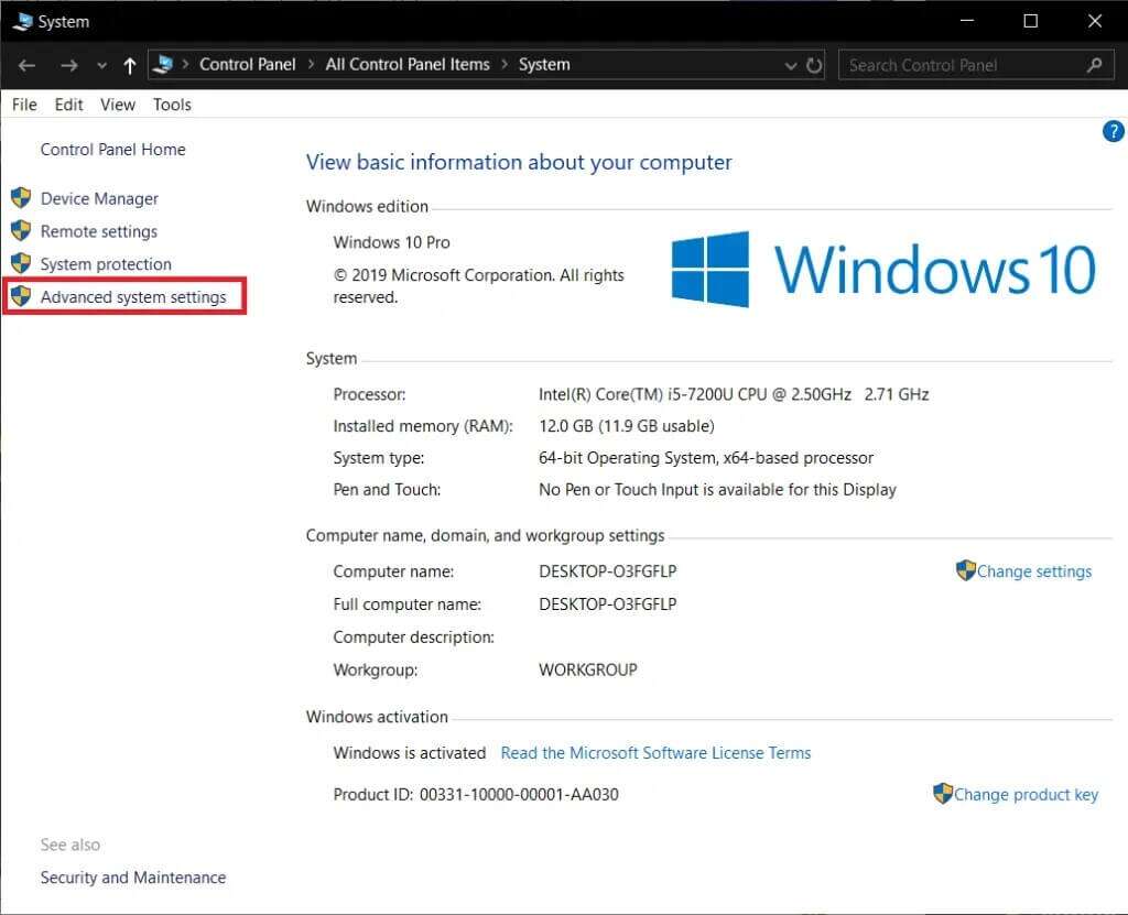 In-the-following-window-click-on-Advanced-System-Settings-1024x831-1-1024x831 قائمة بحث ابدأ على Windows 10 لا تعمل إليك كيفية إصلاحها