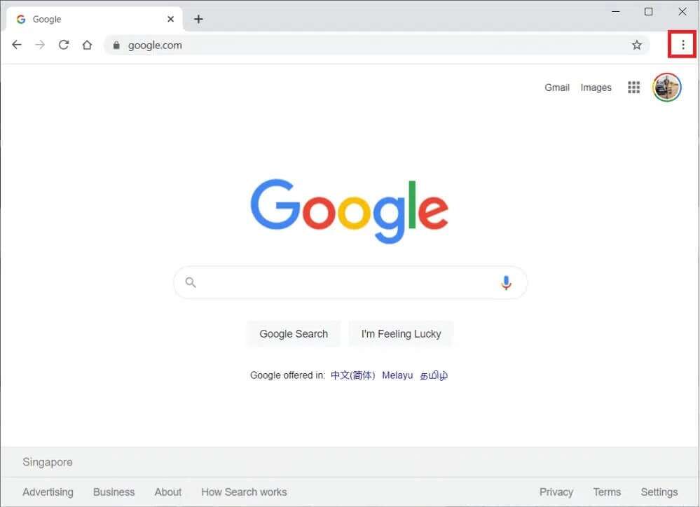 Launch-Google-Chrome-and-click-on-the-three-dotted-icon-from-the-top-right-corner.-999x724 ما هي خدمة Google Chrome Elevation