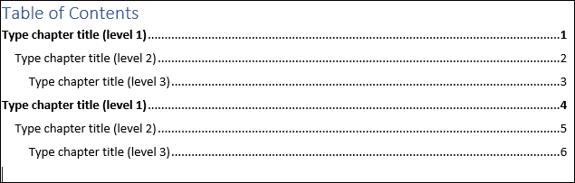 So erstellen und aktualisieren Sie ein Inhaltsverzeichnis in Microsoft Word – %categories