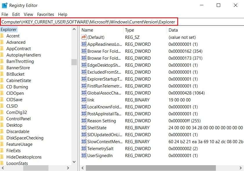 Open-registry-and-editor-and-go-to-the-following-address-841x590 لماذا Windows 10 سيء ؟