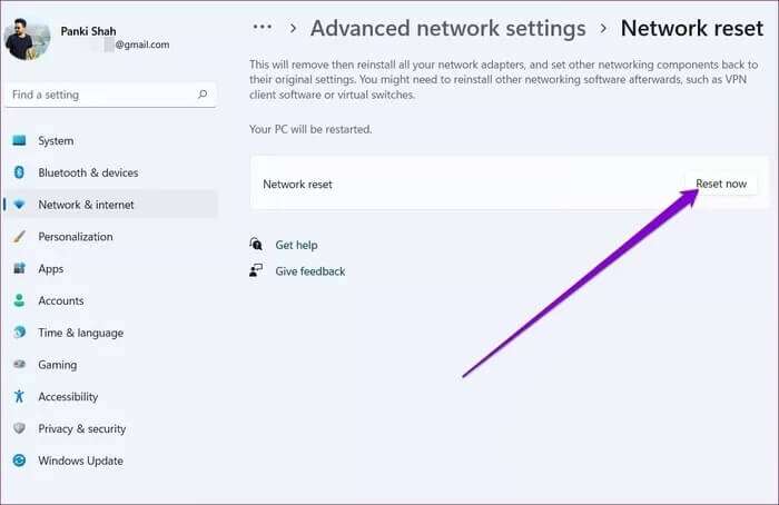 Reset-Network-Settings-on-Windows-11_935adec67b324b146ff212ec4c69054f-700x454 أفضل 8 طرق لإصلاح عدم عمل شبكة Wi-Fi في Windows 11