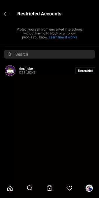 Restricted-Accounts-List_7c4a12eb7455b3a1ce1ef1cadcf29289-340x680 أفضل 5 طرق لإزالة المتابعين على Instagram