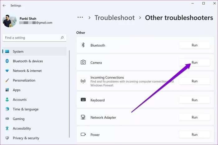 Run-Camera-Troubleshooter_935adec67b324b146ff212ec4c69054f-700x466 أفضل 8 طرق لإصلاح عدم عمل الكاميرا على Windows 11