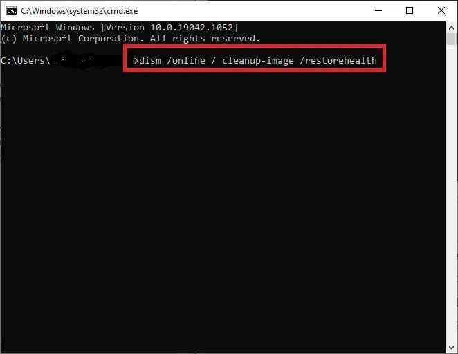 Run-DISM-restorehealth-command-662x512 إصلاح وميض شريط مهام Windows 10
