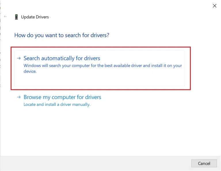 Search-automatically-for-drivers-768x594 إصلاح شاشة الموت الصفراء على Windows 10