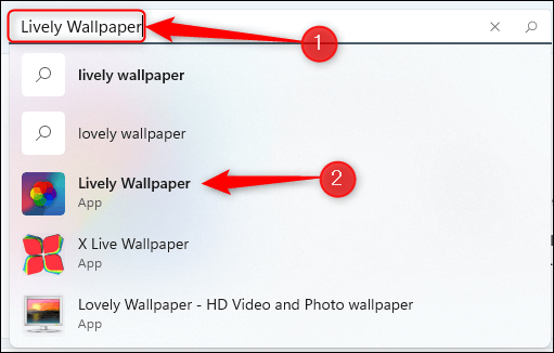 Search-for-Lively-Wallpaper. كيفية الحصول على خلفيات حية متحركة على Windows 11