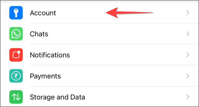 Select-Account-in-WhatsApp كيفية إخفاء حالة WhatsApp الخاصة بك عن أصدقاء محددين