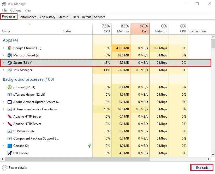 Select-Steam-Client-Bootstrapper-32bit-and-click-on-End-task-824x666 إصلاح فشل تحميل صورة Steam