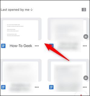 Select-the-document-in-the-app. كيفية البحث في Google Docs