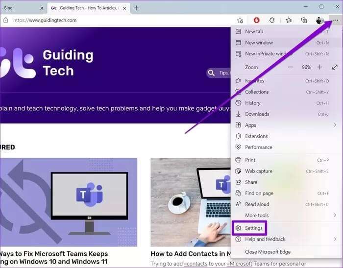 Settings-on-Edge_2021-11-20-114155_935adec67b324b146ff212ec4c69054f-700x547 أهم 7 طرق لإصلاح عدم تنزيل الملفات على Microsoft Edge