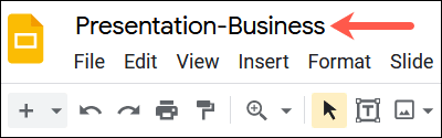 SlideShowName-PowerPointToGoogleSlides كيفية تحويل PowerPoint إلى Google Slides