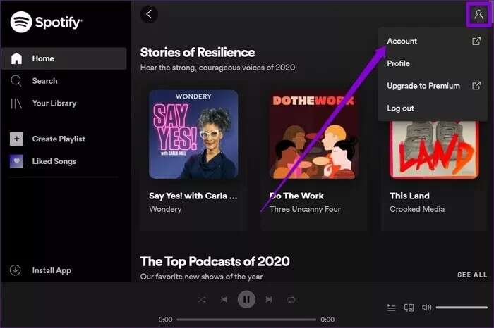 Spotify-Account-Settings_935adec67b324b146ff212ec4c69054f-700x466 أفضل 7 طرق لإصلاح عدم عمل Spotify على iPhone