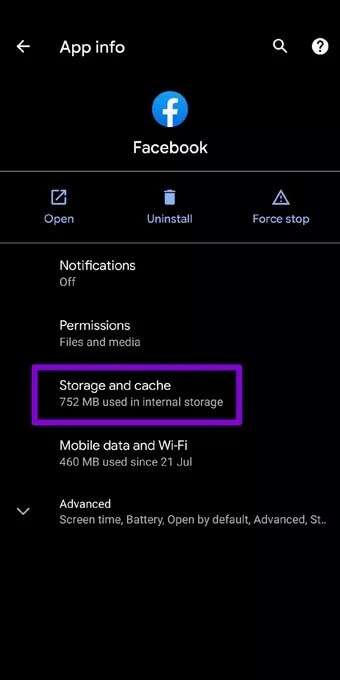 Storage-and-Cache_2021-11-14-085319_7c4a12eb7455b3a1ce1ef1cadcf29289-340x680 أفضل 7 طرق لإصلاح استمرار Facebook في تسجيل خروجك