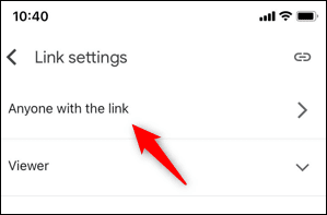 Tap-the-permissions-option. كيفية إلغاء مشاركة مستند Google Doc