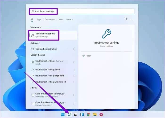 Troubleshoot-Settings_935adec67b324b146ff212ec4c69054f-700x501 أفضل 8 طرق لإصلاح عدم عمل شبكة Wi-Fi في Windows 11