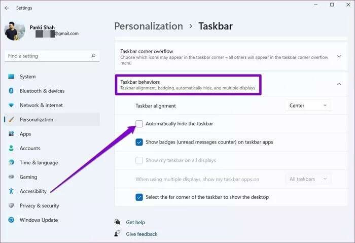 Unhide-Taskbar-on-Windows-11_935adec67b324b146ff212ec4c69054f-700x479 أفضل 7 طرق لإصلاح اختفاء شريط المهام أو فقدانه على Windows 11
