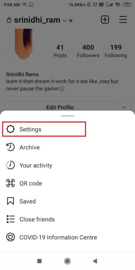 a-menu-pops-up-tap-on-the-settings-512x1024-1 كيف ترى آخر ظهور على Instagram