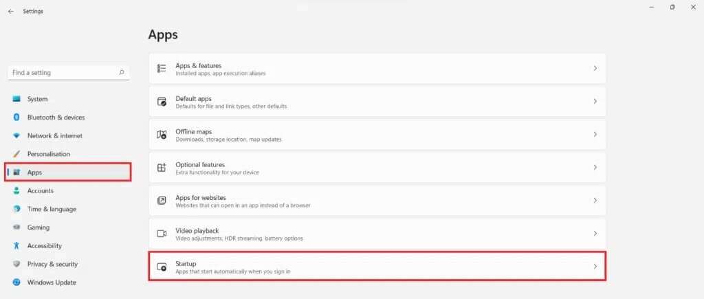 apps-section-in-settings-app-1024x435-1-1024x435 كيفية تعطيل برامج بدء التشغيل في Windows 11