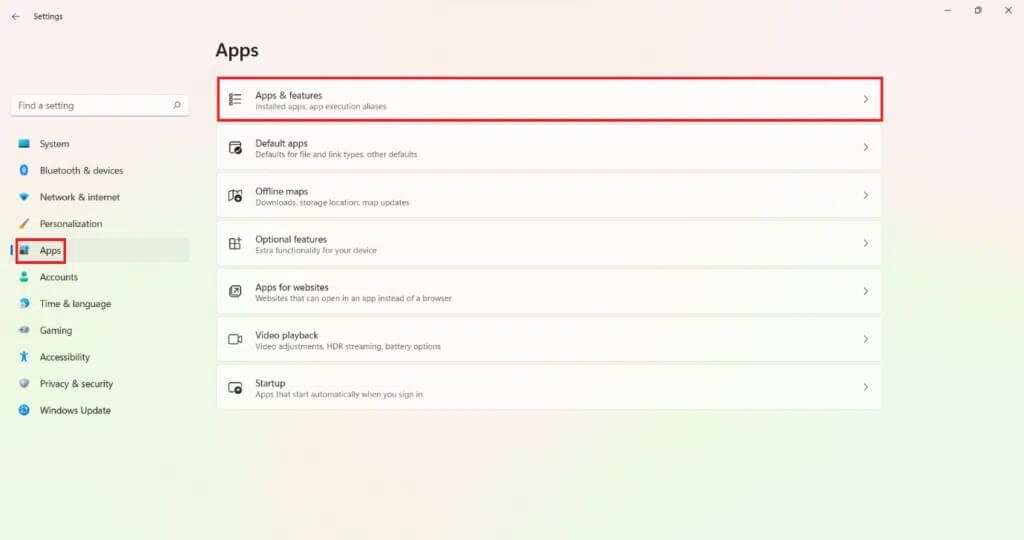 apps-section-in-the-settings-window-1024x540-1-1024x540 كيفية زيادة سرعة الإنترنت في Windows 11