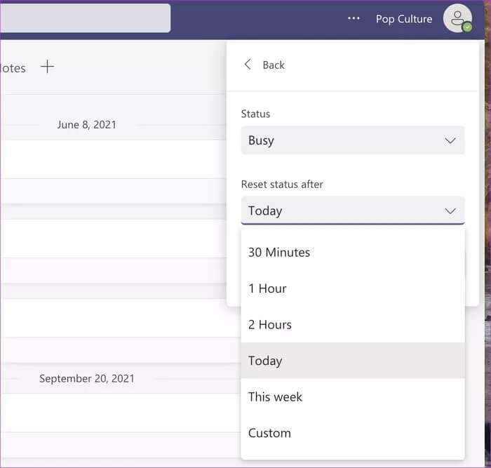 change-status-duration_935adec67b324b146ff212ec4c69054f-700x667 كيفية تغيير الحالة في Microsoft Teams