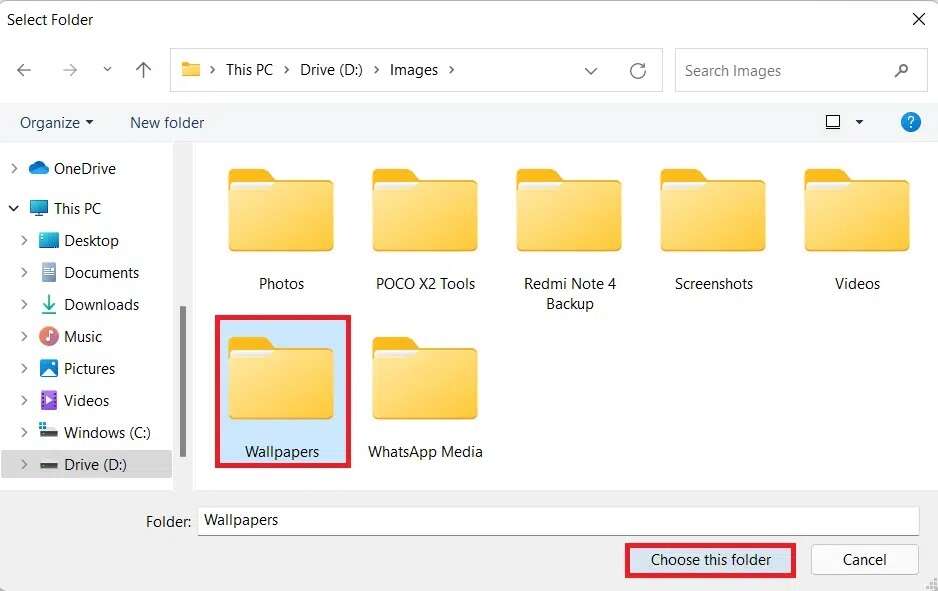 choosing-the-folder-containing-images-for-the-slid-938x591 كيفية تغيير خلفية الشاشة على Windows 11