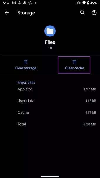 clear-files-cache_7c4a12eb7455b3a1ce1ef1cadcf29289-340x605 أفضل 8 طرق لإصلاح توقف مدير الملفات على Android