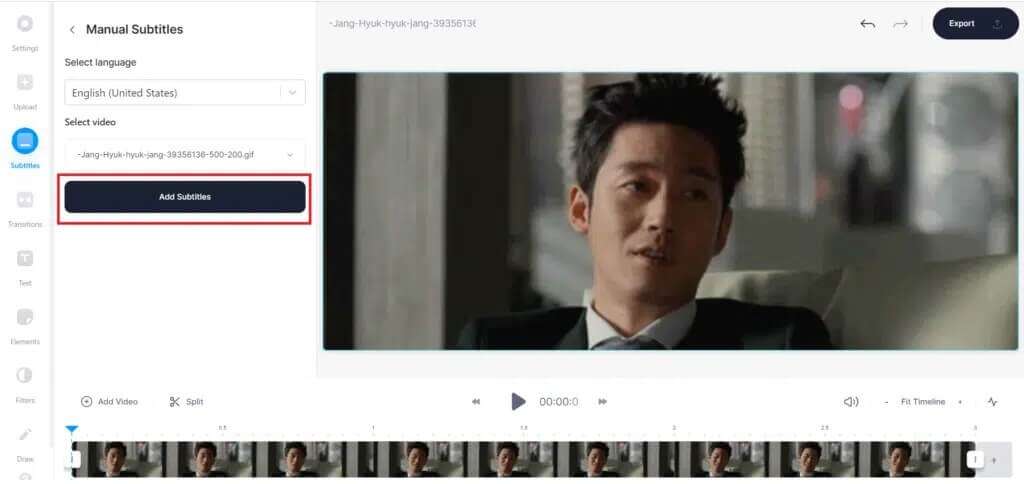 click-on-add-subtitles-button-as-shown-1024x484-1-1024x484 كيفية إضافة الترجمة إلى الفيلم بشكل دائم