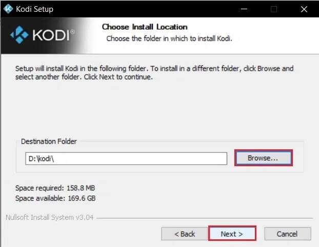 click-on-browse-to-select-the-destination-folder-and-click-next-622x483 كيفية تثبيت Kodi