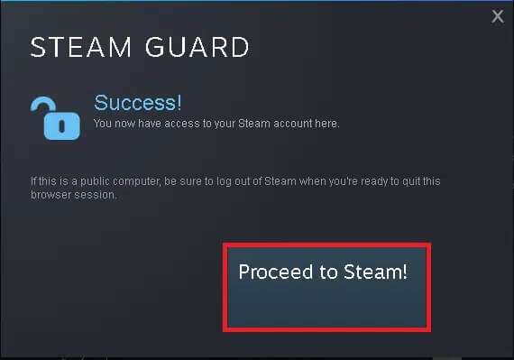 click-on-proceed-to-steam-570x399 إصلاح فشل تحميل صورة Steam