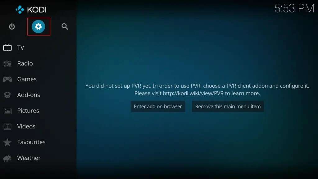 click-on-the-settings-icon-in-kodi-app-1024x576-1-1024x576 كيفية إضافة المفضلة في Kodi