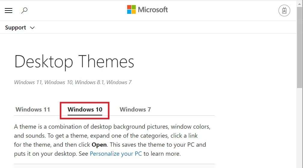 كيفية تنزيل السمات لنظام التشغيل Windows 10 - %categories