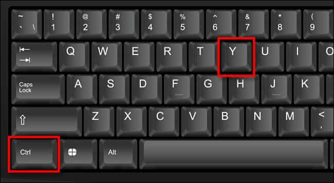 ctrl_y_keyboard-650x356 كيفية التراجع (والإعادة) على جهاز كمبيوتر يعمل بنظام Windows