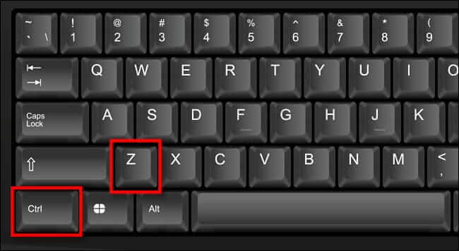 ctrl_z_keyboard-650x356 كيفية التراجع (والإعادة) على جهاز كمبيوتر يعمل بنظام Windows