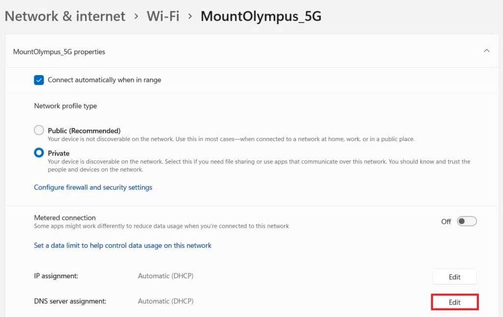 dns-server-assignment-edit-option-1024x646-1-1024x646 كيفية تغيير خادم DNS على Windows 11