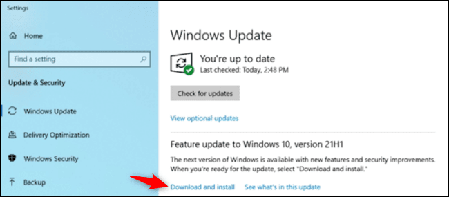 download-21h1 ما هو أحدث إصدار من Windows 10؟