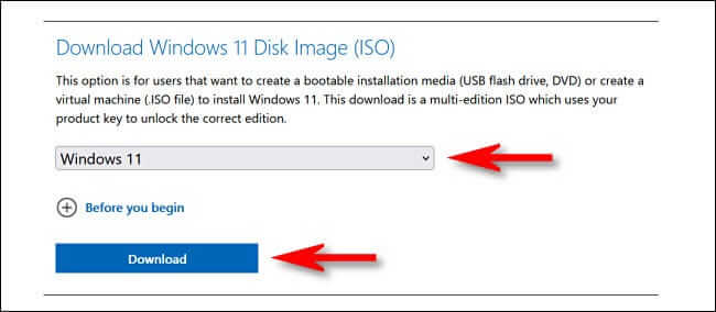 download_windows_11_iso-650x284 كيفية تشغيل Windows 11 على Intel أو M1 Mac