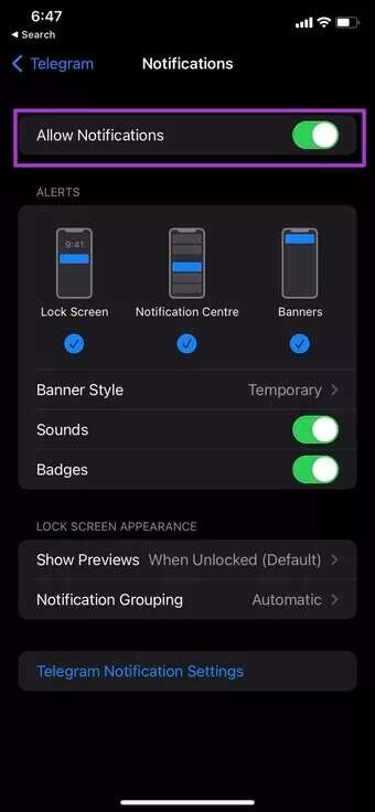 أفضل 9 طرق لإصلاح عدم عرض Telegram الإشعارات على iPhone - %categories