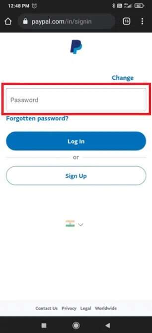 enter-the-password-to-your-paypal-account--306x668 كيفية حذف حساب PayPal