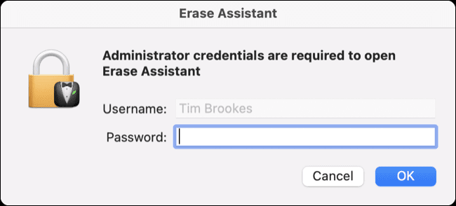 erase_assistant كيفية ضبط إعدادات المصنع macOS بالطريقة السهلة