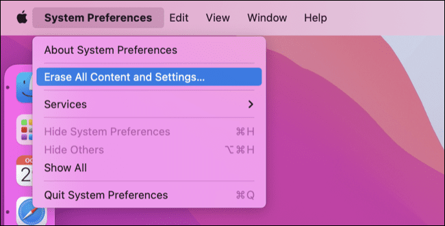 erase_system_prefs كيفية ضبط إعدادات المصنع macOS بالطريقة السهلة