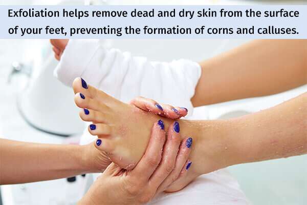 12 نصيحة للروتين العناية بالقدمين لأكثر صحة ونعومة - skin-beauty exfoliate your feet at least twice a week 600x400 - 12 نصيحة للروتين العناية بالقدمين لأكثر صحة ونعومة