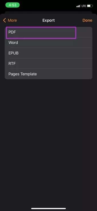 export-as-PDF_7c4a12eb7455b3a1ce1ef1cadcf29289-340x736 كيفية حفظ صفحات Apple بصيغة PDF على iPhone و Mac
