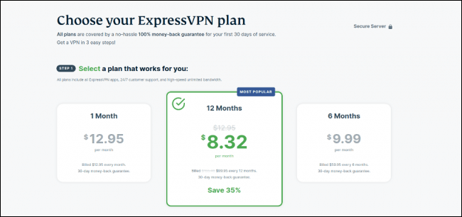 expressvpn-pricing-e1630438022573 Surfshark مقابل ExpressVPN: أيهما أفضل VPN؟